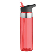 Load image into Gallery viewer, red flip-out drinking noozle custom printed promotional drink bottles
