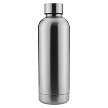 Load image into Gallery viewer, silver leak proof custom printed promotional drink bottles
