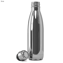 Load image into Gallery viewer, Silver leak proof custom printed promotional drink bottles
