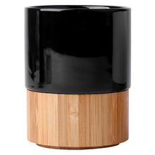 Load image into Gallery viewer, black ceramic mug custom printed promotional ecco kuppas
