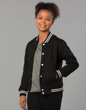 Load image into Gallery viewer, [FL11K] Kid&#39;s Fleece Varsity Jacket
