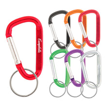 Load image into Gallery viewer, Custom Printed 70mm Carabiner with Logo
