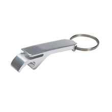 Load image into Gallery viewer, silver premium custom printed promotional bottle opener key rings
