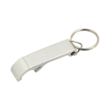 Load image into Gallery viewer, silver premium custom printed promotional bottle opener key rings
