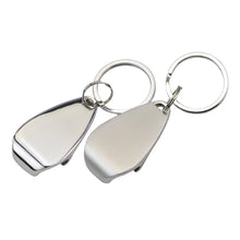 Load image into Gallery viewer, Custom Printed Bottle Opener Key Ring with Logo
