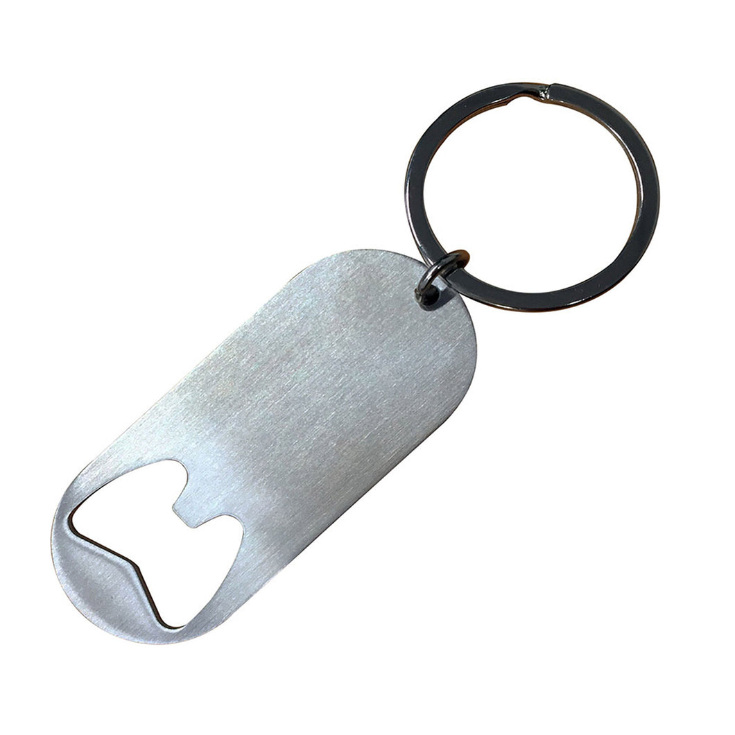 Custom Printed Barman Bottle Opener Key Ring with Logo