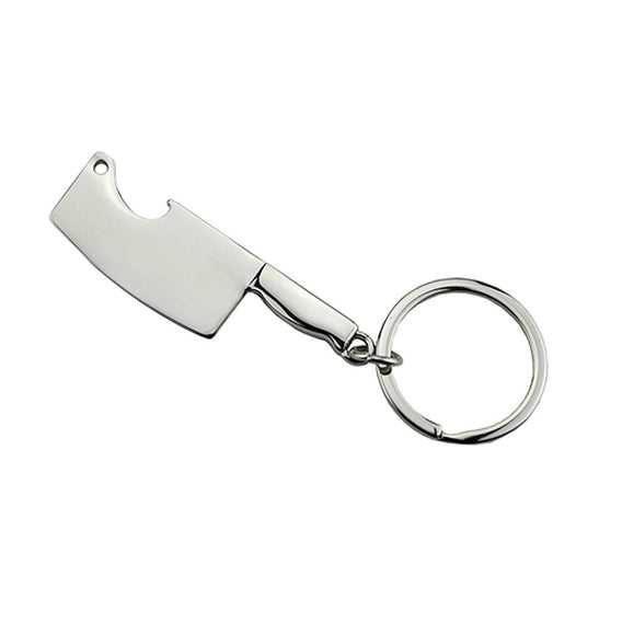 Custom Printed Chopper Bottle Opener Key Ring with Logo