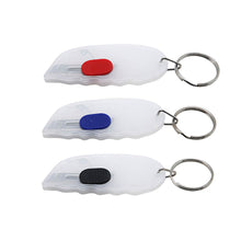 Load image into Gallery viewer, mini cutter custom printed promotional key rings
