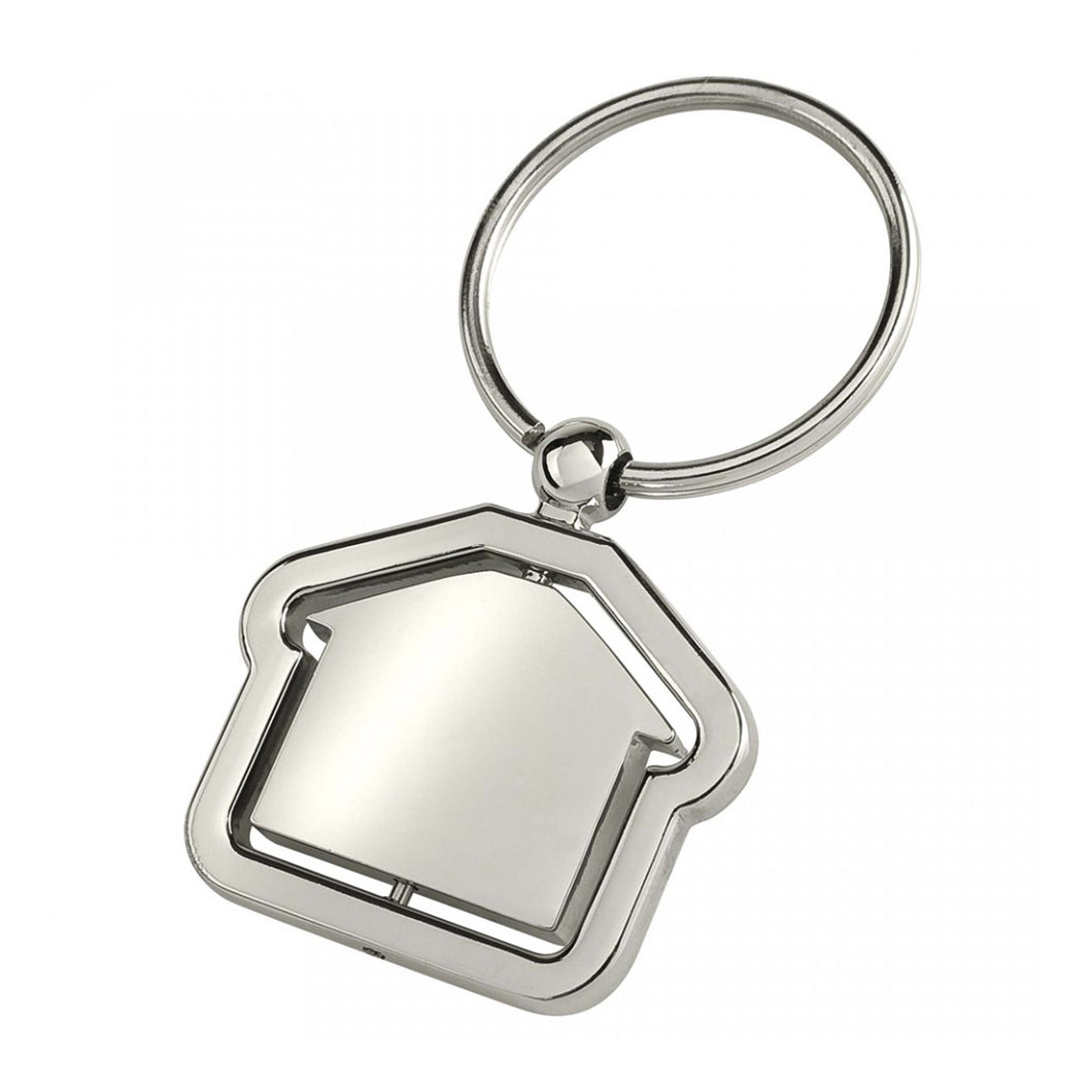 Custom Printed Spin House Key Ring with Logo