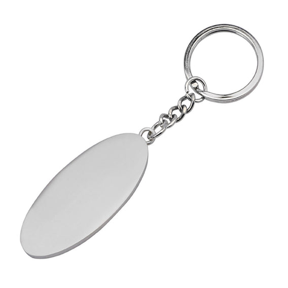 silver balloon custom printed promotional key rings