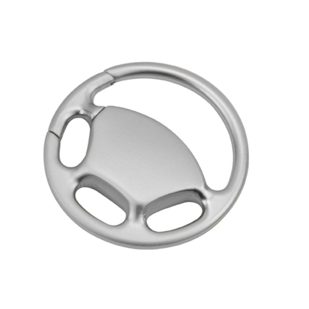 Custom Printed Wheel Key Ring with Logo