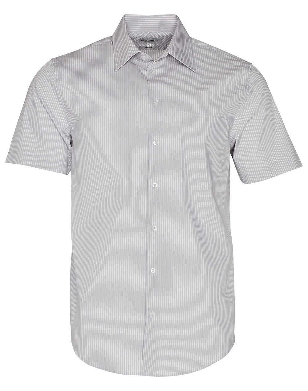 [M7200S] Men's Ticking Stripe S/S Shirt
