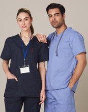 Load image into Gallery viewer, [M7630] Unisex Scrubs Short Sleeve Tunic Top
