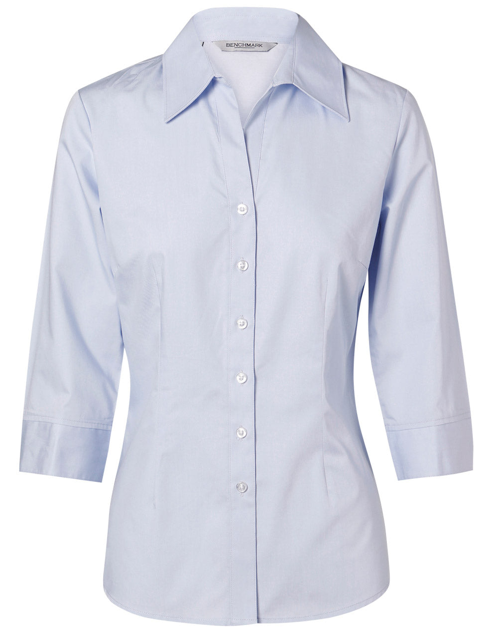 [M8030Q] Women's Fine Twill 3/4 Sleeve Shirt