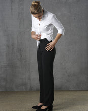 Load image into Gallery viewer, [M9430] Women&#39;s Low Rise Pants in Poly/Viscose Stretch Stripe
