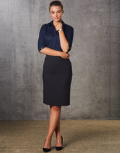 Load image into Gallery viewer, [M9471] Women&#39;s Mid Length Lined Pencil Skirt in Poly/Viscose Stretch
