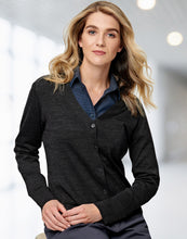 Load image into Gallery viewer, [M9602] Women&#39;s 100% Merino Wool L/S Cardigan
