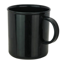 Load image into Gallery viewer, black strong custom printed promotional plastic mugs

