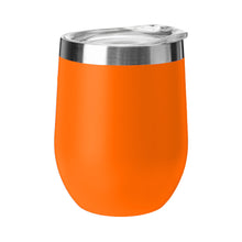 Load image into Gallery viewer, orange eco friendly custom printed promotional stainless steel mugs
