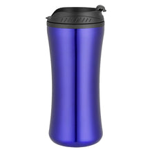 Load image into Gallery viewer, blue eco friendly custom printed promotional stainless steel mugs
