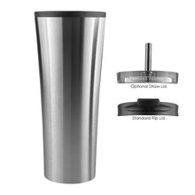 Load image into Gallery viewer, silver eco friendly custom printed promotional stainless steel mugs
