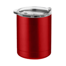 Load image into Gallery viewer, red eco friendly custom printed promotional stainless steel mugs
