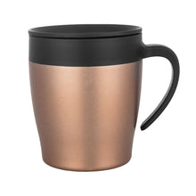 Load image into Gallery viewer, rose gold eco friendly custom printed promotional stainless steel mugs
