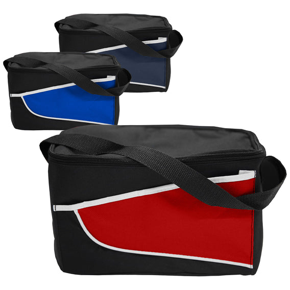 zipped lid custom printed promotional cooler bags