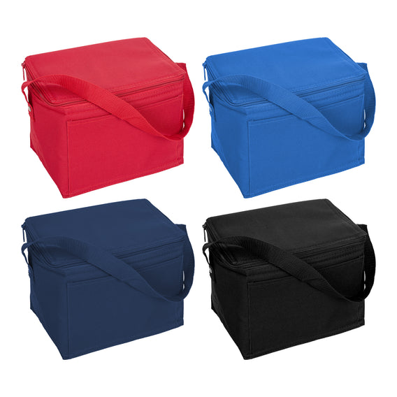 zipped lid custom printed promotional cooler bags
