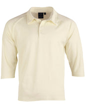 Load image into Gallery viewer, [PS29Q] Mens 3/4 sleeve cricket polo
