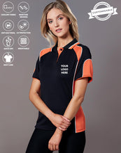 Load image into Gallery viewer, [PS62] Ladies&#39; Cooldry Contrast Polo With Sleeve Panel
