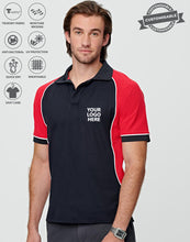 Load image into Gallery viewer, [PS77] Men&#39;s TrueDry Tri-colour S/S Pique Polo
