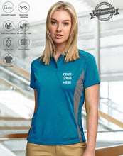 Load image into Gallery viewer, [PS80] Ladies&#39; Cooldry S/S Contrast Interlock Polo
