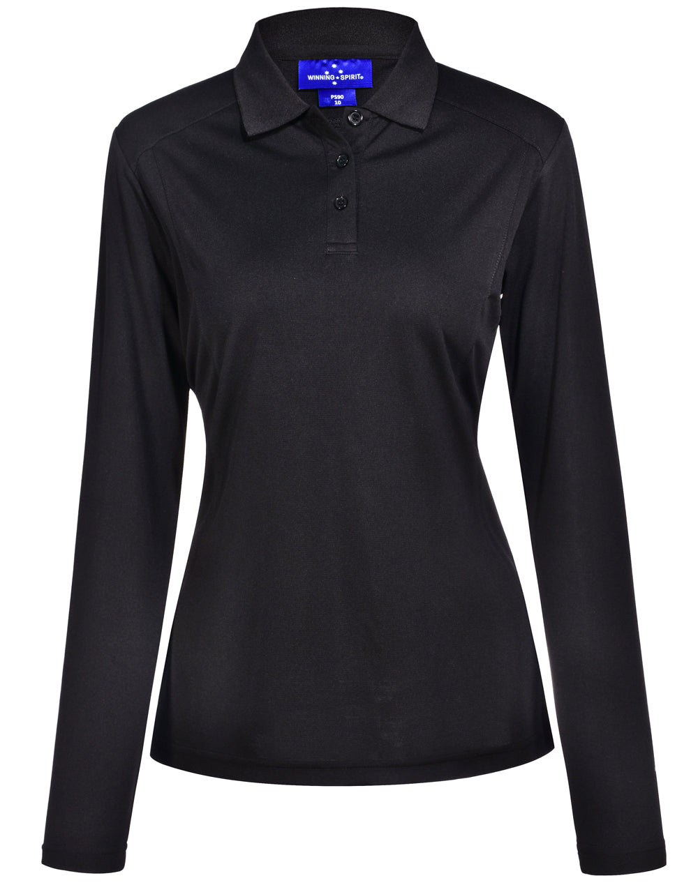 [PS90] Ladies' Bamboo Charcoal L/S Polo