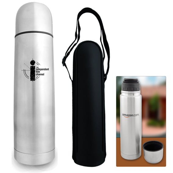 Custom Printed Bullet Vacuum Flask with Logo