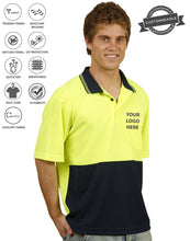Load image into Gallery viewer, [SW01TD] Hi-Vis truedry safety polo S/S
