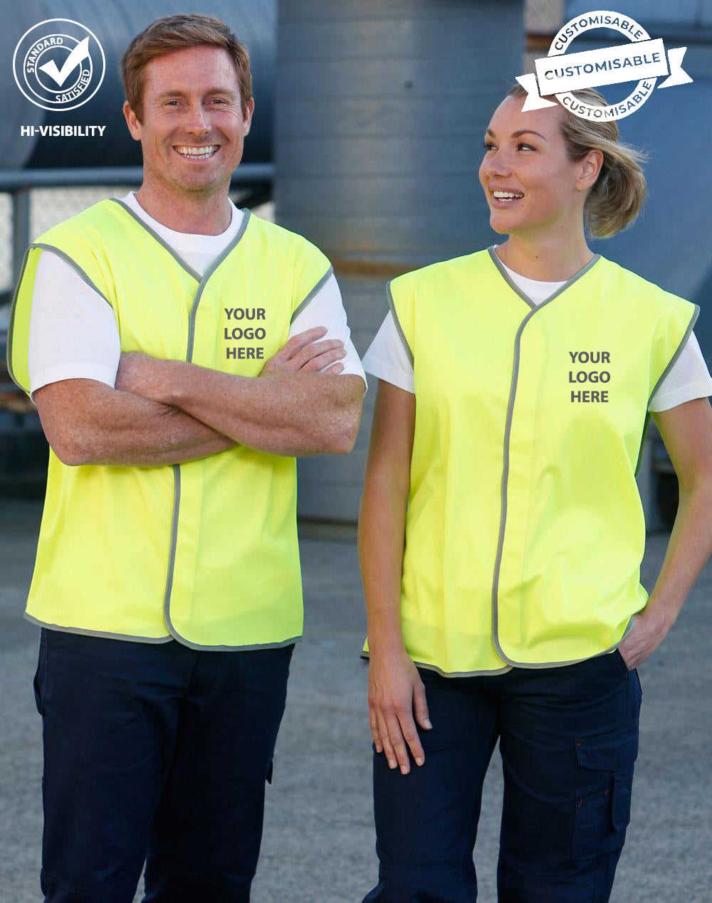 [SW02] Hi-Vis safety vest, Day Use