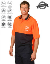 Load image into Gallery viewer, [SW12] Hi-Vis truedry safety polo S/S
