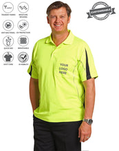 Load image into Gallery viewer, [SW25A] Men&#39;s Fashion Hi-Vis S/S Polo
