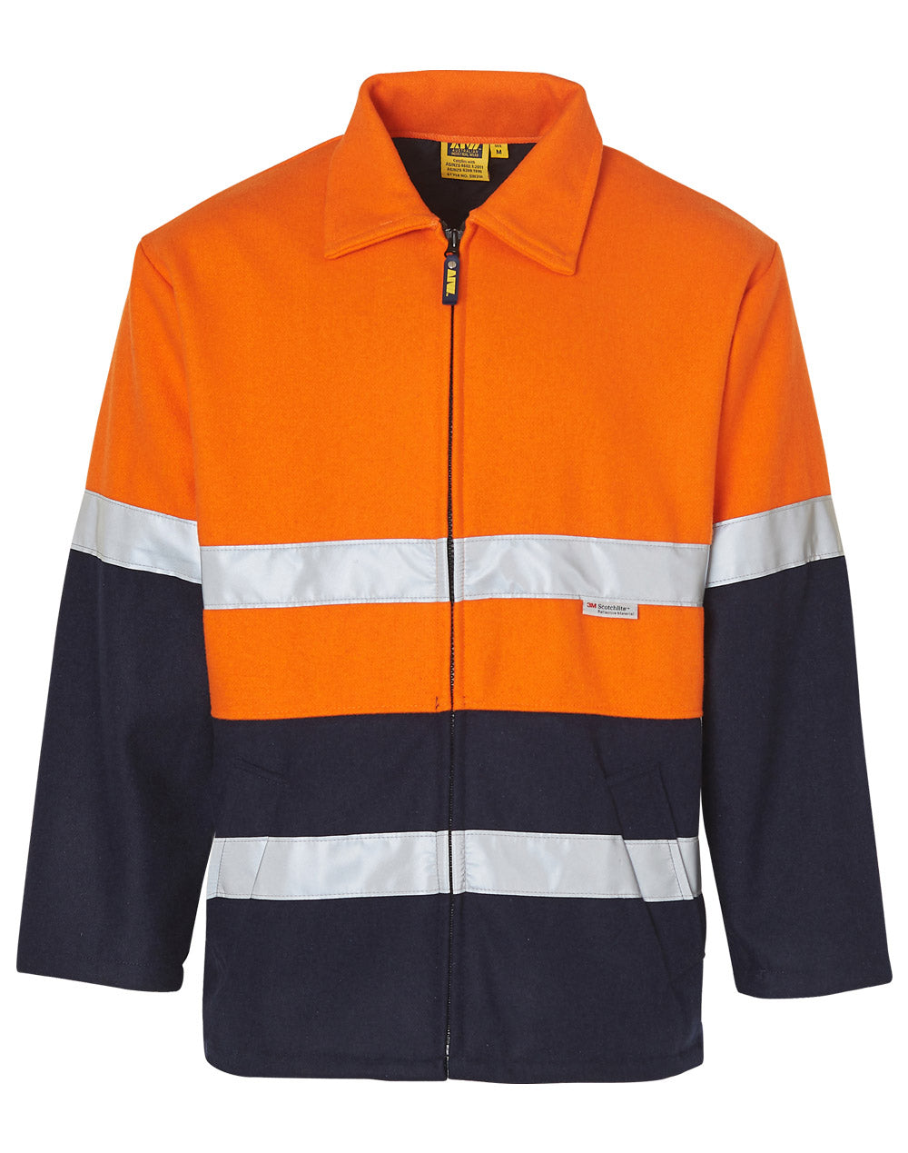 [SW31A] Hi-Vis Two Tone Bluey Safety Jacket with 3M Tapes