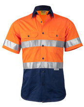 Load image into Gallery viewer, [SW59] Men&#39;s Hi-Vis Cool Breeze Safety S/S Shirt (3M Tape)
