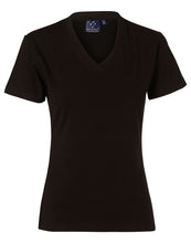 Load image into Gallery viewer, [TS04A] Ladies&#39; V-Neck S/S Tee
