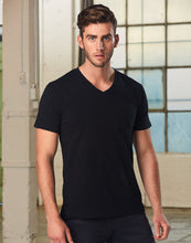 Load image into Gallery viewer, [TS07A] Men&#39;s V-Neck Short Sleeves Tee

