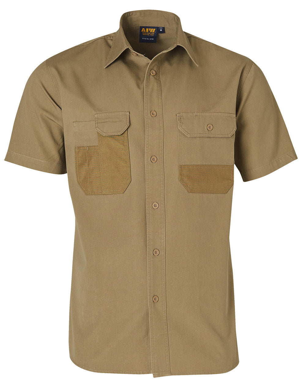 [WT05] Fine Duck Weave Dura-Wear Short Sleeve Work Shirt