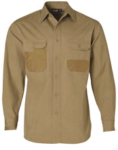 Load image into Gallery viewer, [WT06] Fine Duck Weave Dura-Wear Long Sleeve Work Shirt
