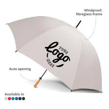 Load image into Gallery viewer, custom printed umbrellas with logo
